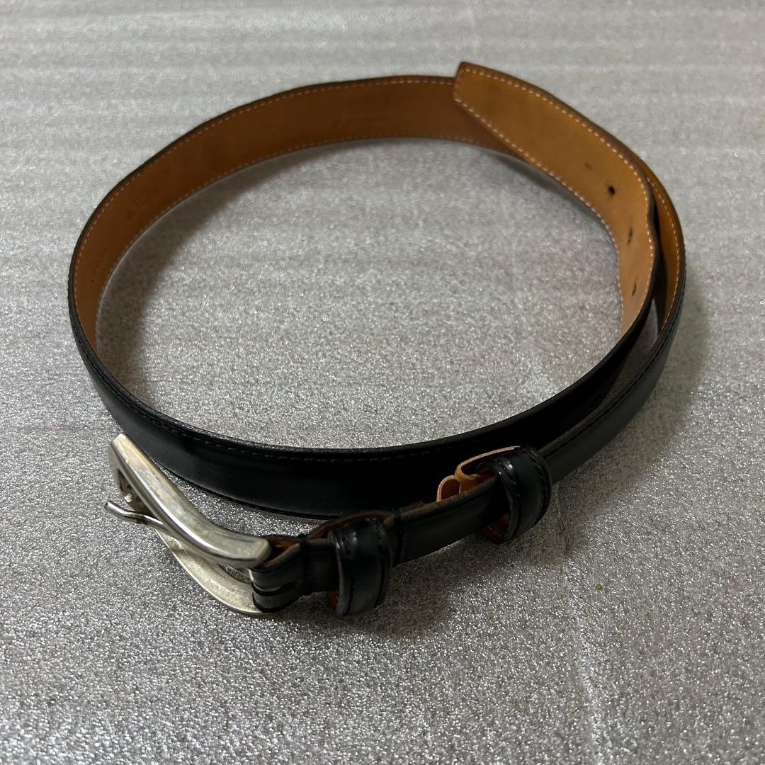 美品】Felisi フェリージ ビジネスベルト 75cm 黒 ブラック レザー