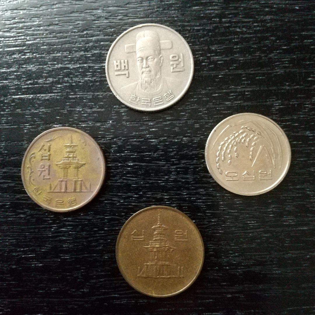 韓国 旧貨幣セット 10・50・100ウォン - メルカリ