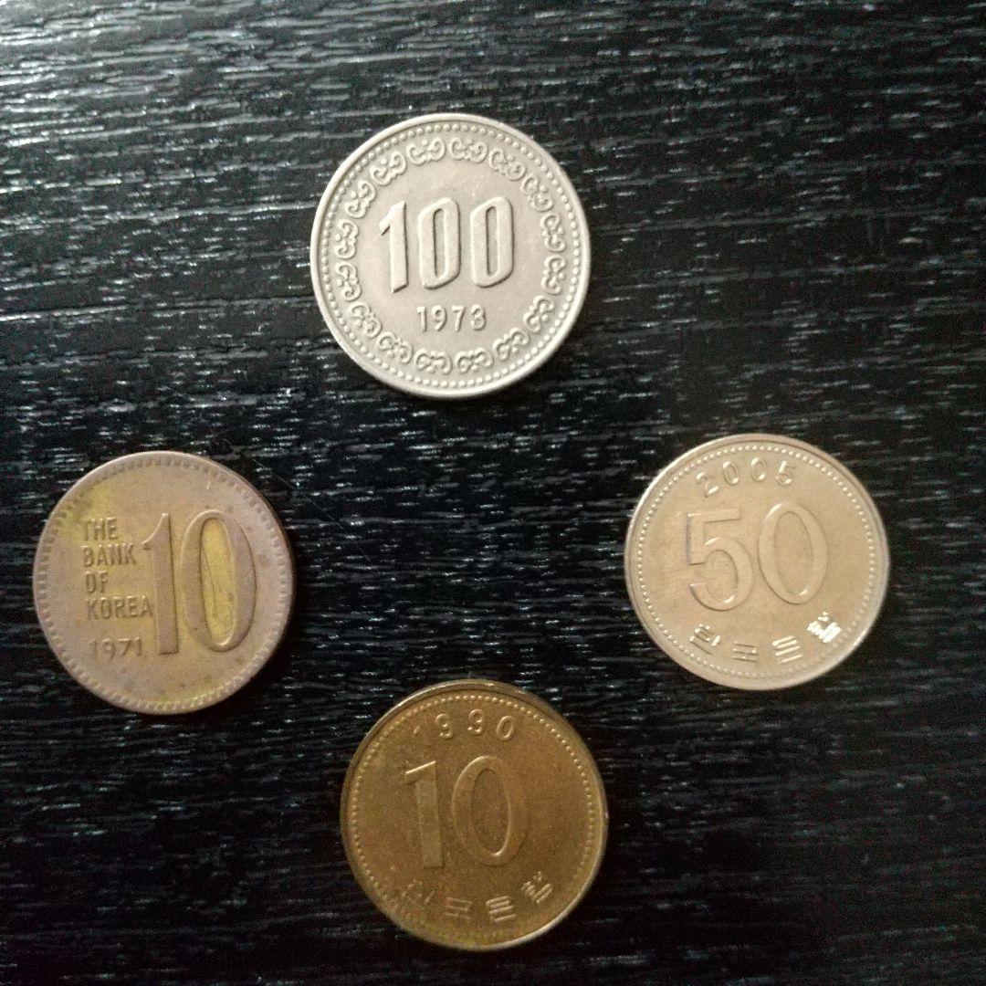 韓国 旧貨幣セット 10・50・100ウォン - メルカリ