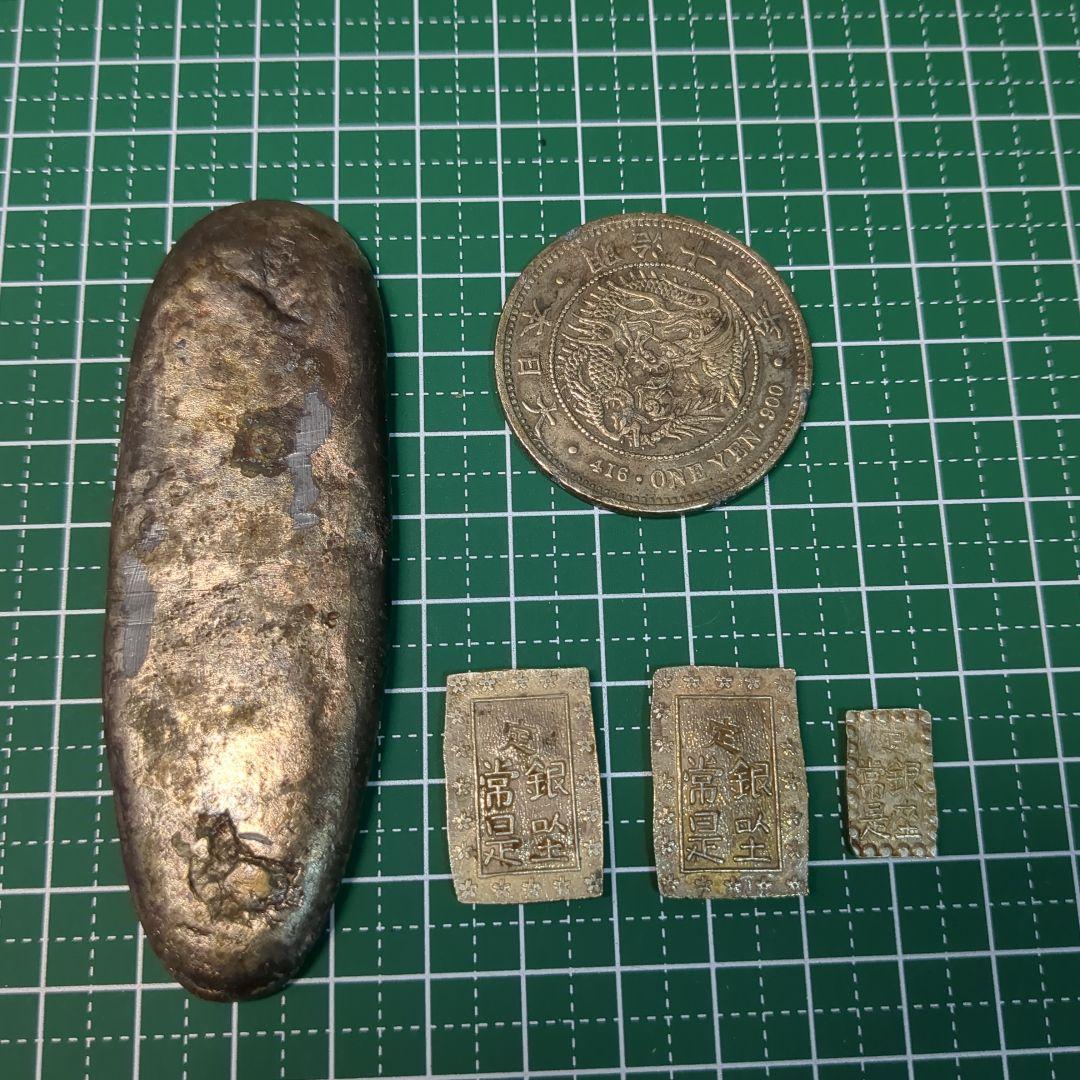 一圓銀貨、一分銀、他 参考品 レプリカ 10 - メルカリ