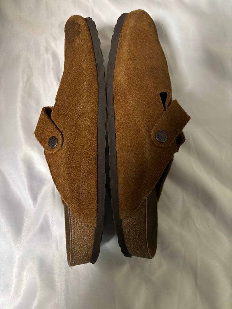 ビルケンシュトック　ボストン　42 27.0cm スウェード レザー ブラウン