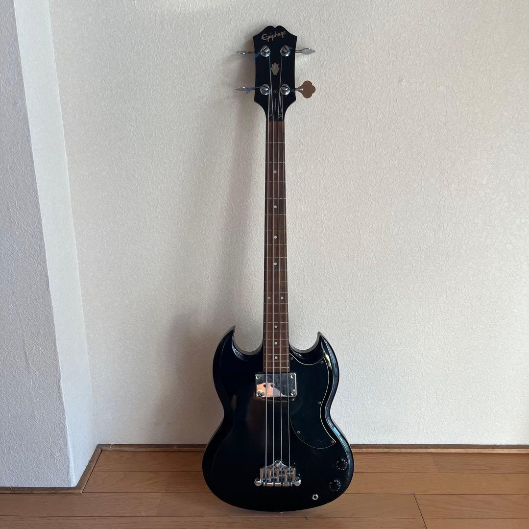 Epiphone EB-0 黒　ブラック 楽天市場】Epiphone EB-0 新品 エボニー[エピフォン][SGベース][Ebony