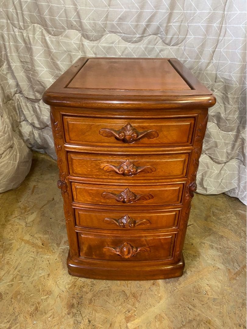 アンティーク 5段チェスト 東谷 チェスト 木製 おしゃれ 5段 タンス 引き出し 高さ92 完成品 幅41