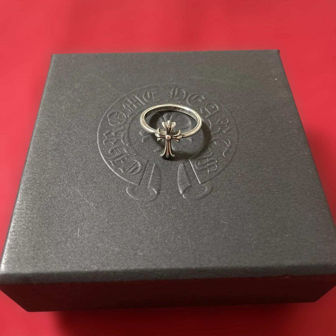 [美品]割引中Chrom heartsクロムハーツ/バブルガムCHクロス 7号 CHROME HEARTS（クロムハーツ） CHプラス バブルガムリング 22K 約7号