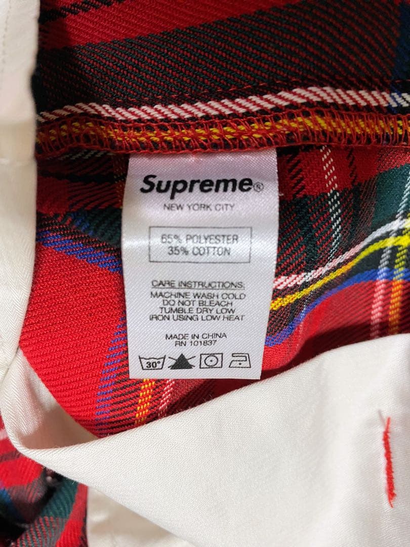 ★極上‼️神サイズ★チェック ワーク 32  STEWART 17AW