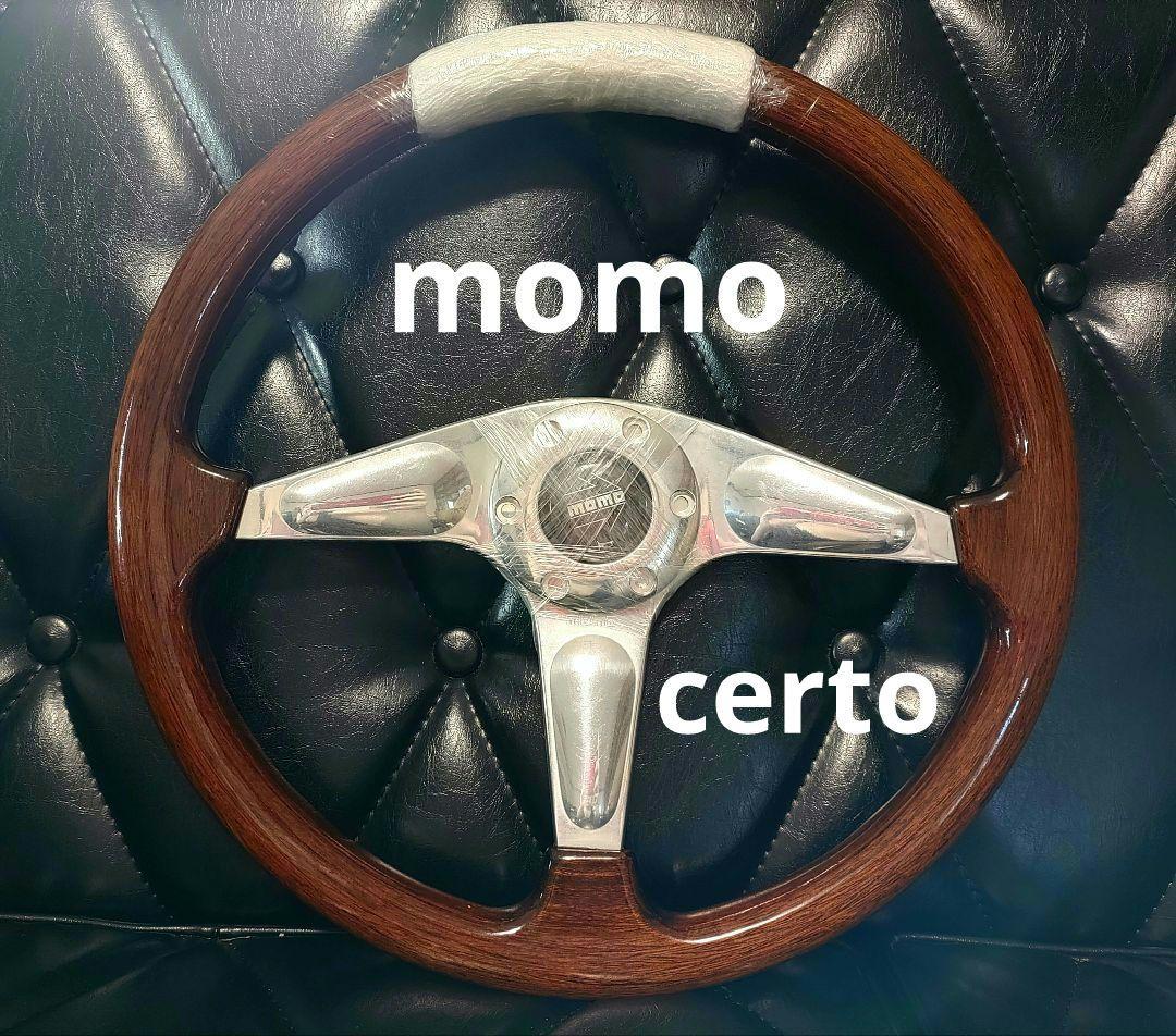 momo ウッドステアリング certo チェルト - メルカリ