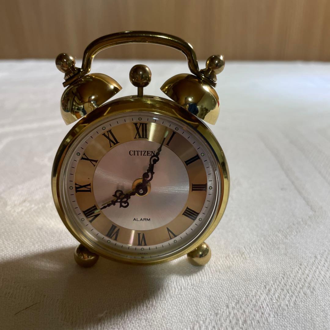 昭和レトロ】シチズン 目覚まし時計 ツインベルG 型番85408 ジャンク