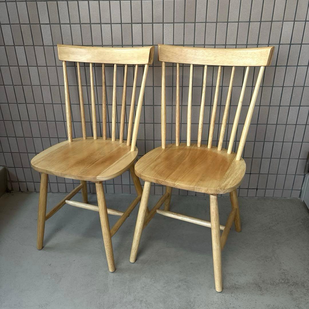 北欧◾️ウィンザーチェア　air-dining c01 NA 2脚 楽天市場】【3/1限定！全品5％OFFクーポン配布中】 ダイニングチェア 2
