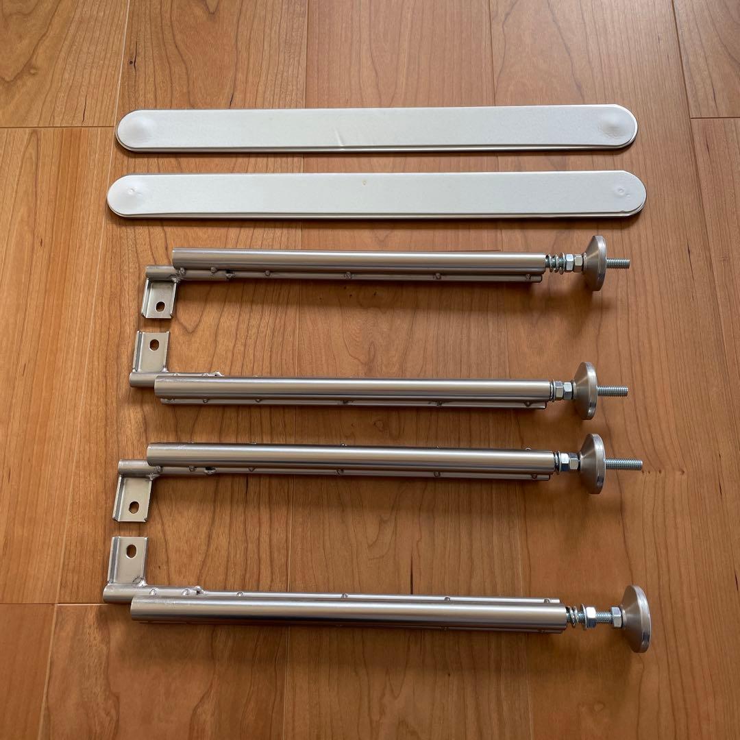 無印良品 ステンレスユニットシェルフ つっぱりパーツ - メルカリ