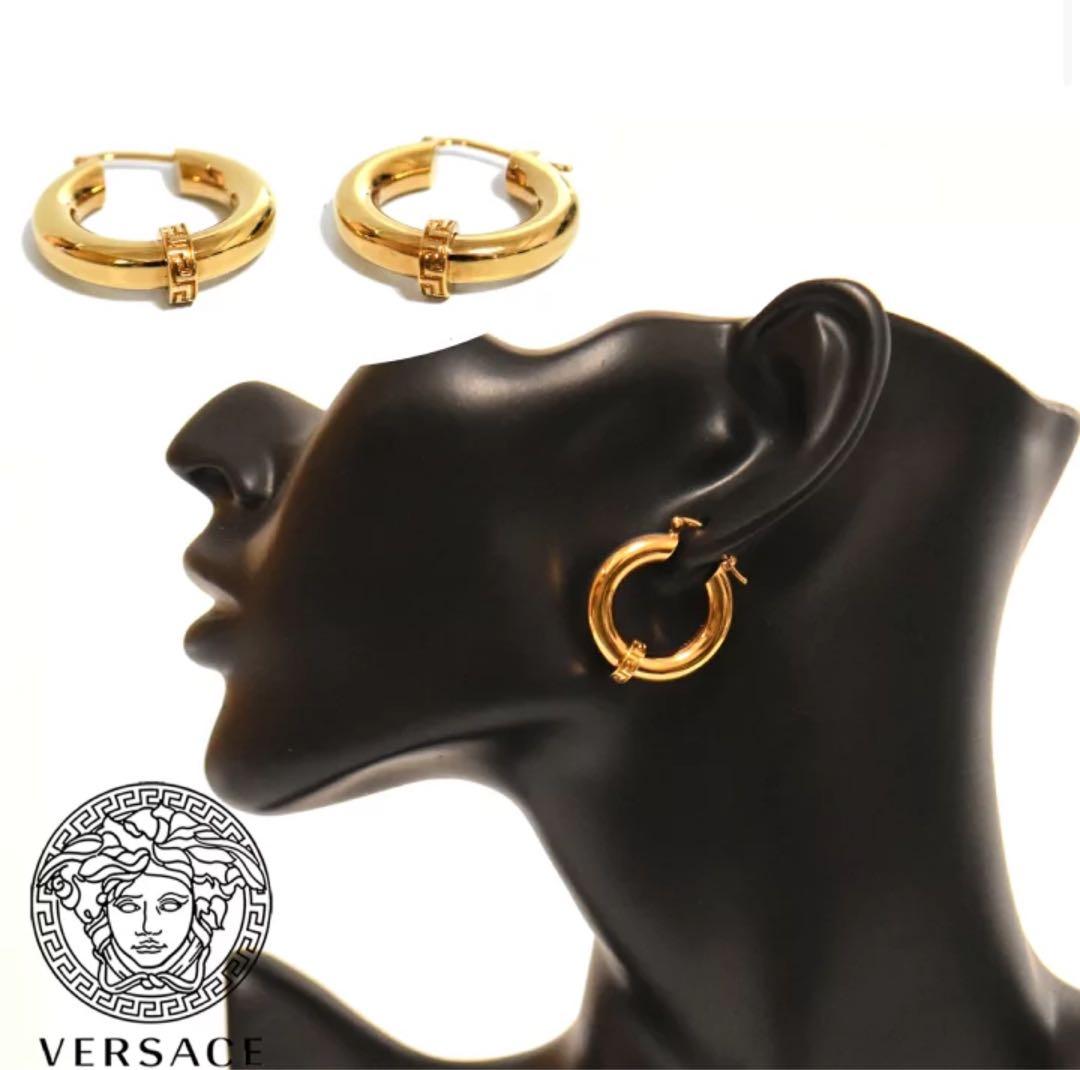 VERSACE リングピアス DG28445 シルバー 楽天市場】ヴェルサーチ ピアス ゴールド メデューサ レジン ピンク