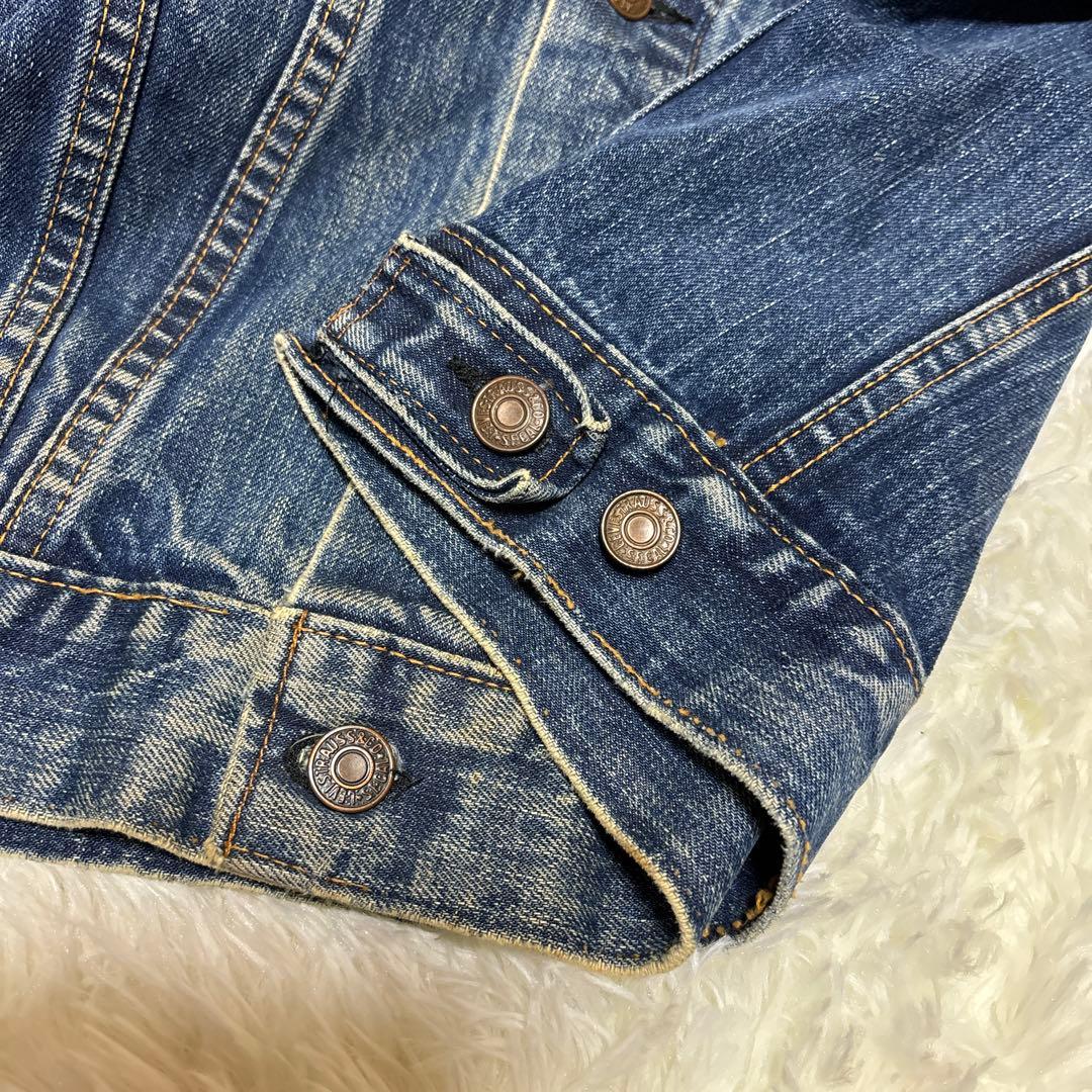 60's Levi's 70505 bigE ボタン裏ドット vintage - メルカリ
