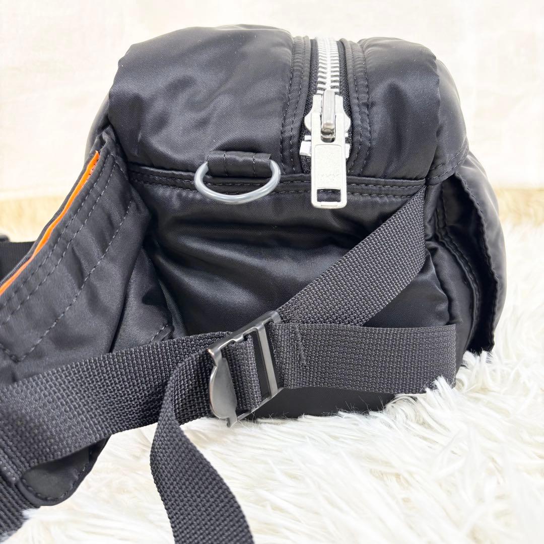 極美品 ポーター タンカー ウエストバッグ ショルダーバッグ 黒 2way