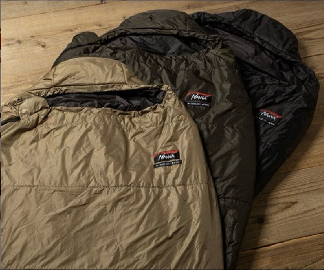 NANGA×SUNDAY MOUNTAINリミテッドシュラフ SF800 NANGA × SUNDAY MOUNTAIN Limited Schlaf SF800（ダークカーキ