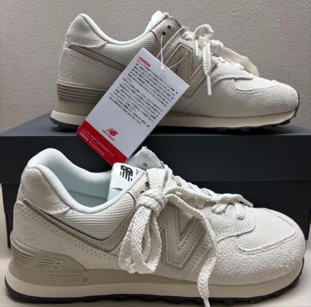 【新品】ニューバランス　U574OF2 D 26.0cm オフホワイト