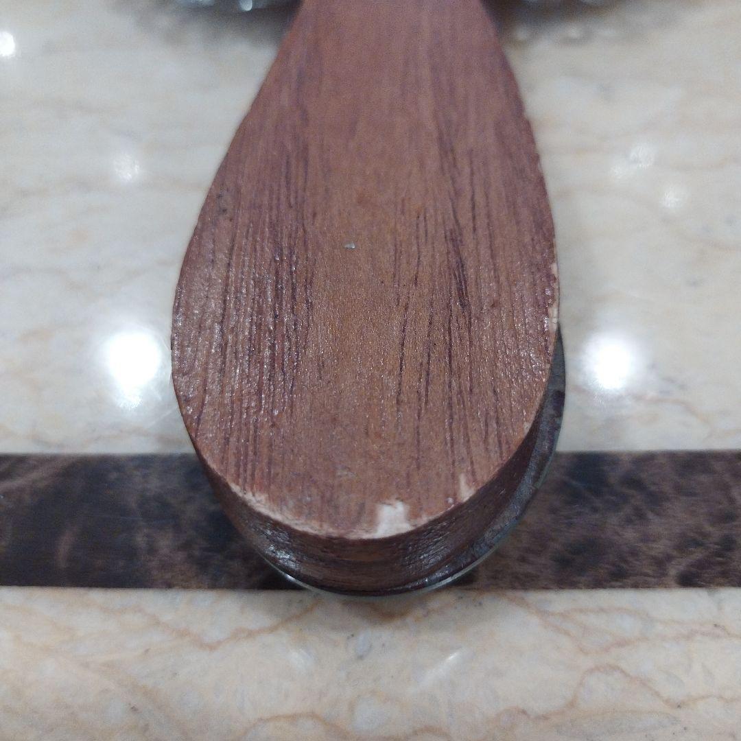 アンティーク手鏡】イタリア製ベネチアングラス ピンクのお花装飾