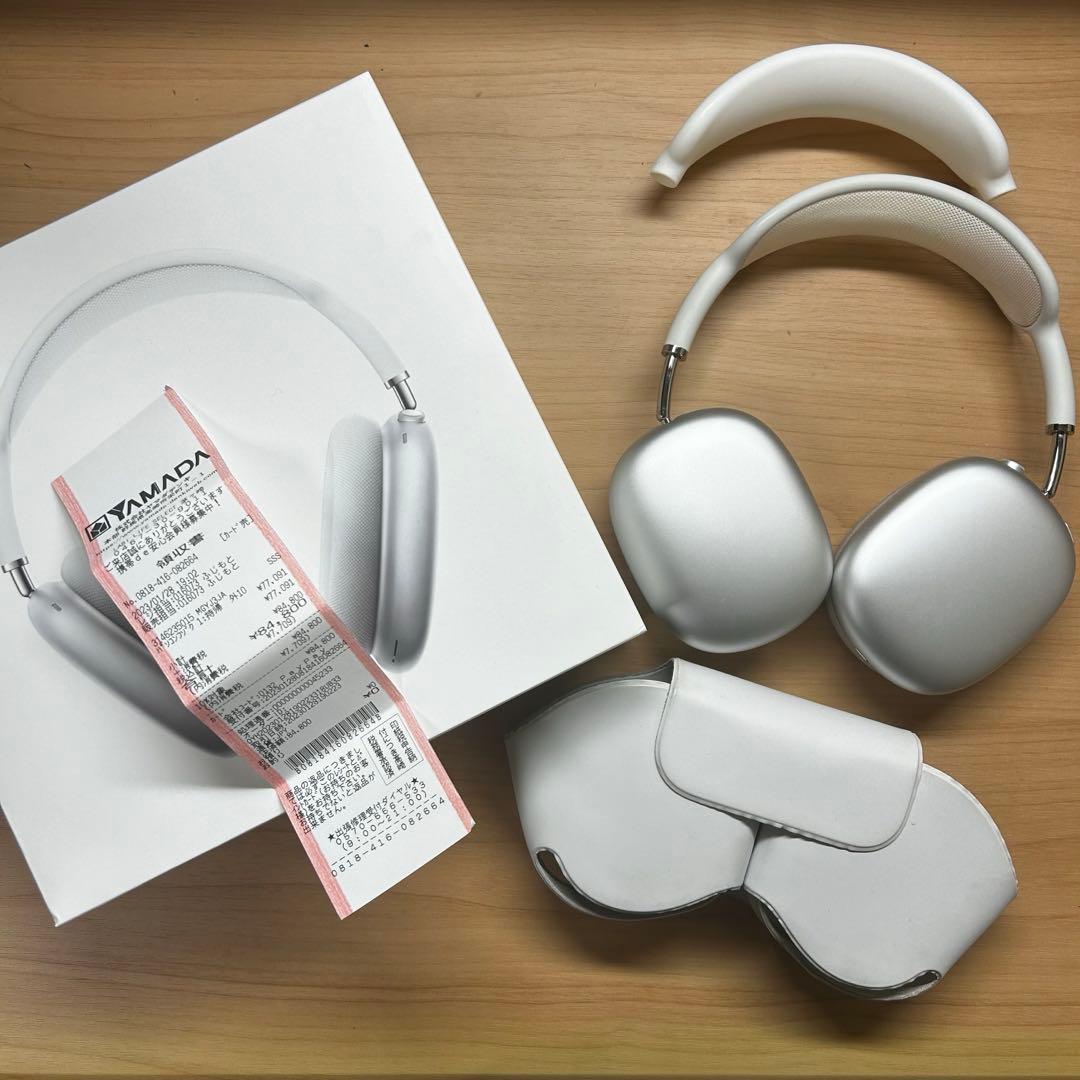 美品】AirPods Max Silver シルバー エアポッツ マックス - メルカリ