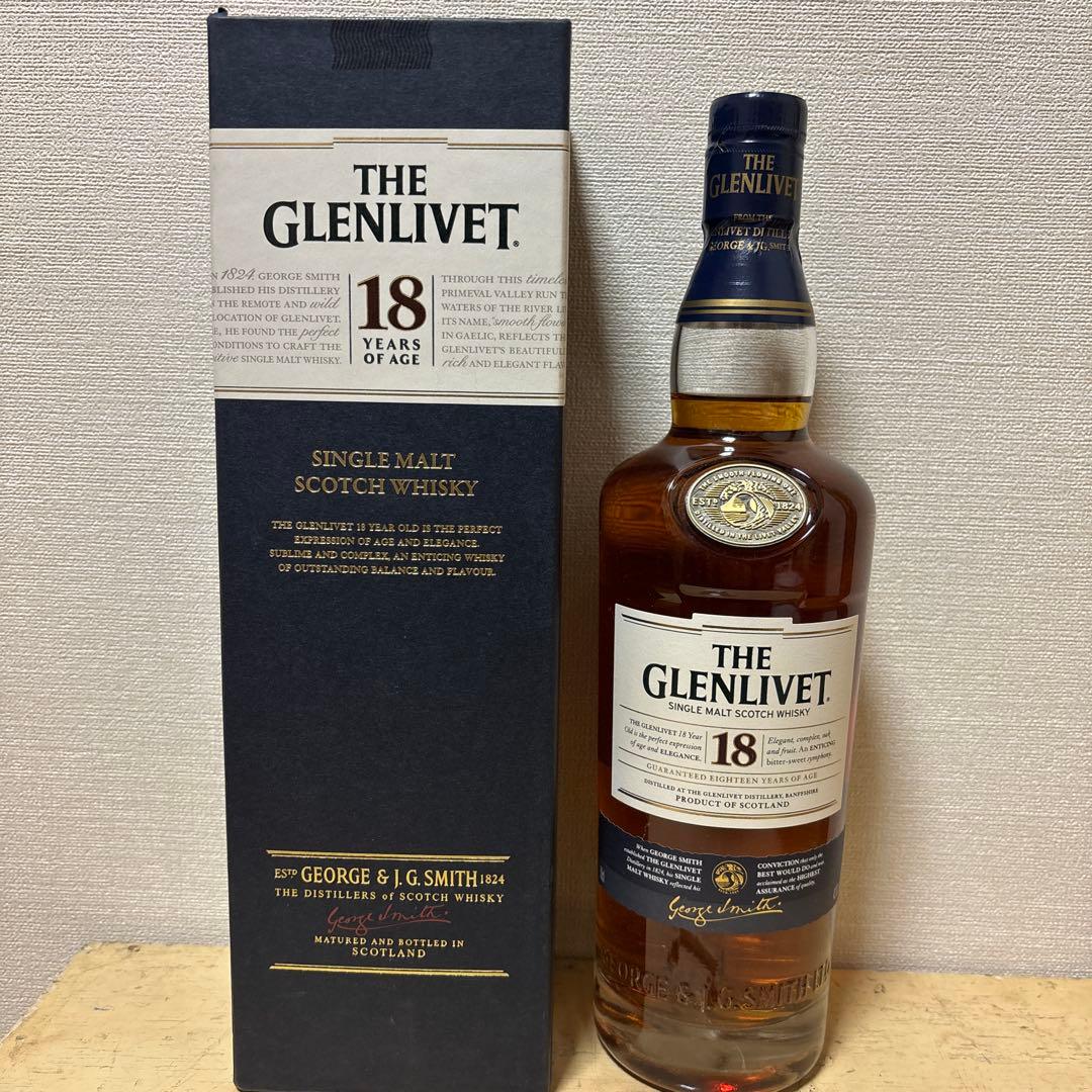 THE GLENLIVET 18年 グレンリベットウイスキー　700ml 古酒 グレンリベット18年 700ml : 京家 リカーバーン祇園 ワイン直販