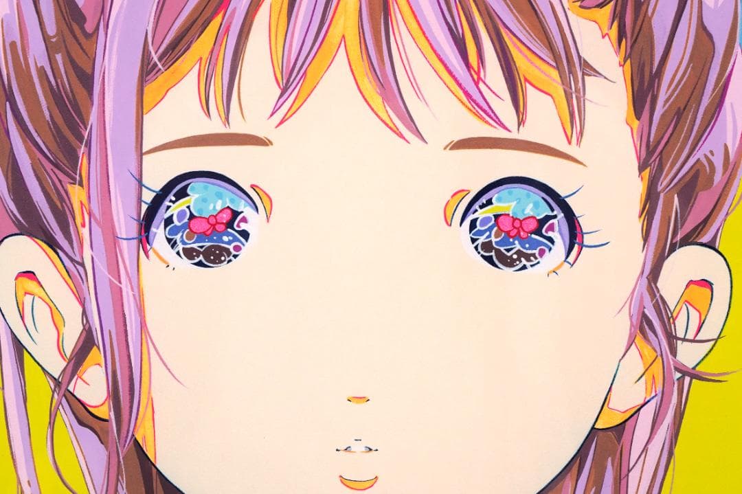 愛☆まどんな「彼女の顔が思い出せない-ゆめみ-」シルクスクリーン