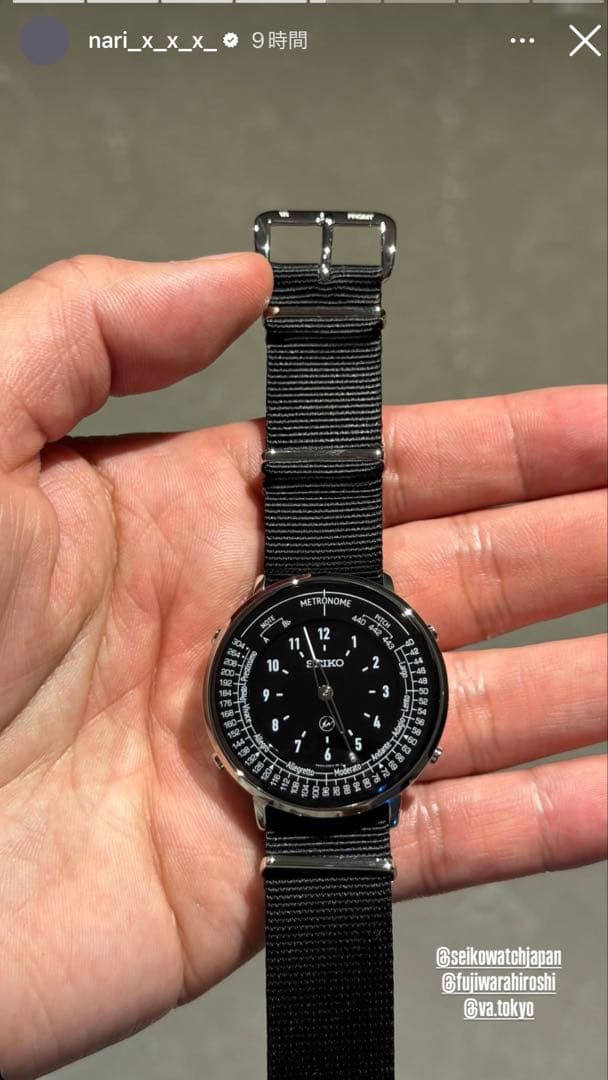 SEIKO メトロノームウォッチ セイコー fragment 藤原ヒロシ - メルカリ