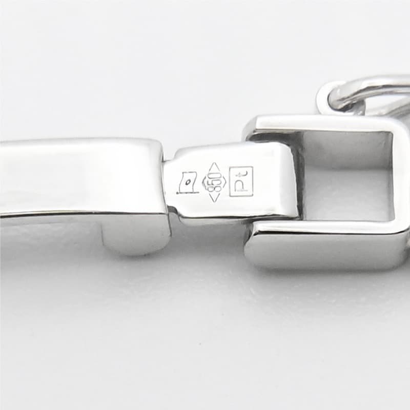 PT850(プラチナ) 喜平ブレスレット 6面ダブル 10.0g 18cm 新品