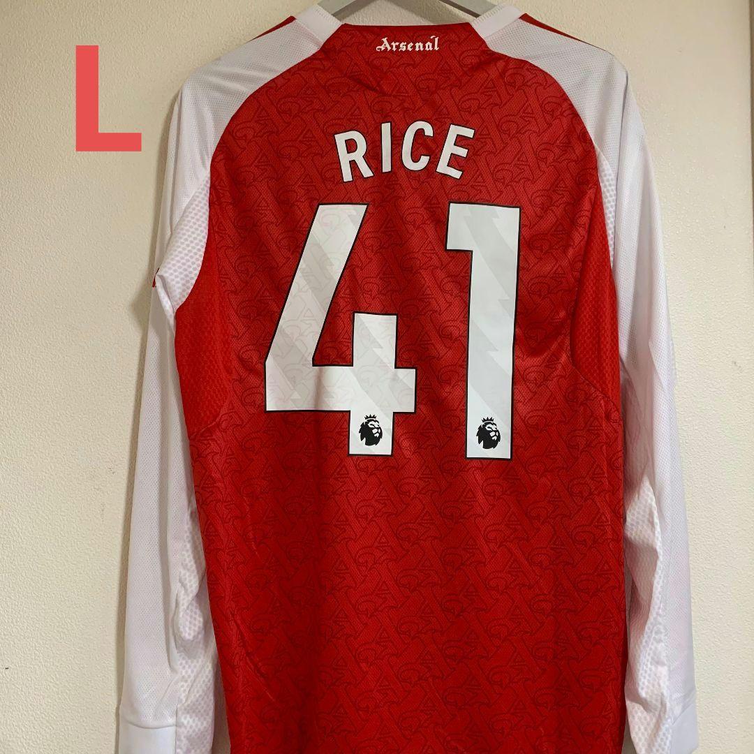 アーセナルユニフォームホーム25/26ライス長袖 アーセナル 25-26 ホーム 長袖レプリカユニフォーム 41.デクラン