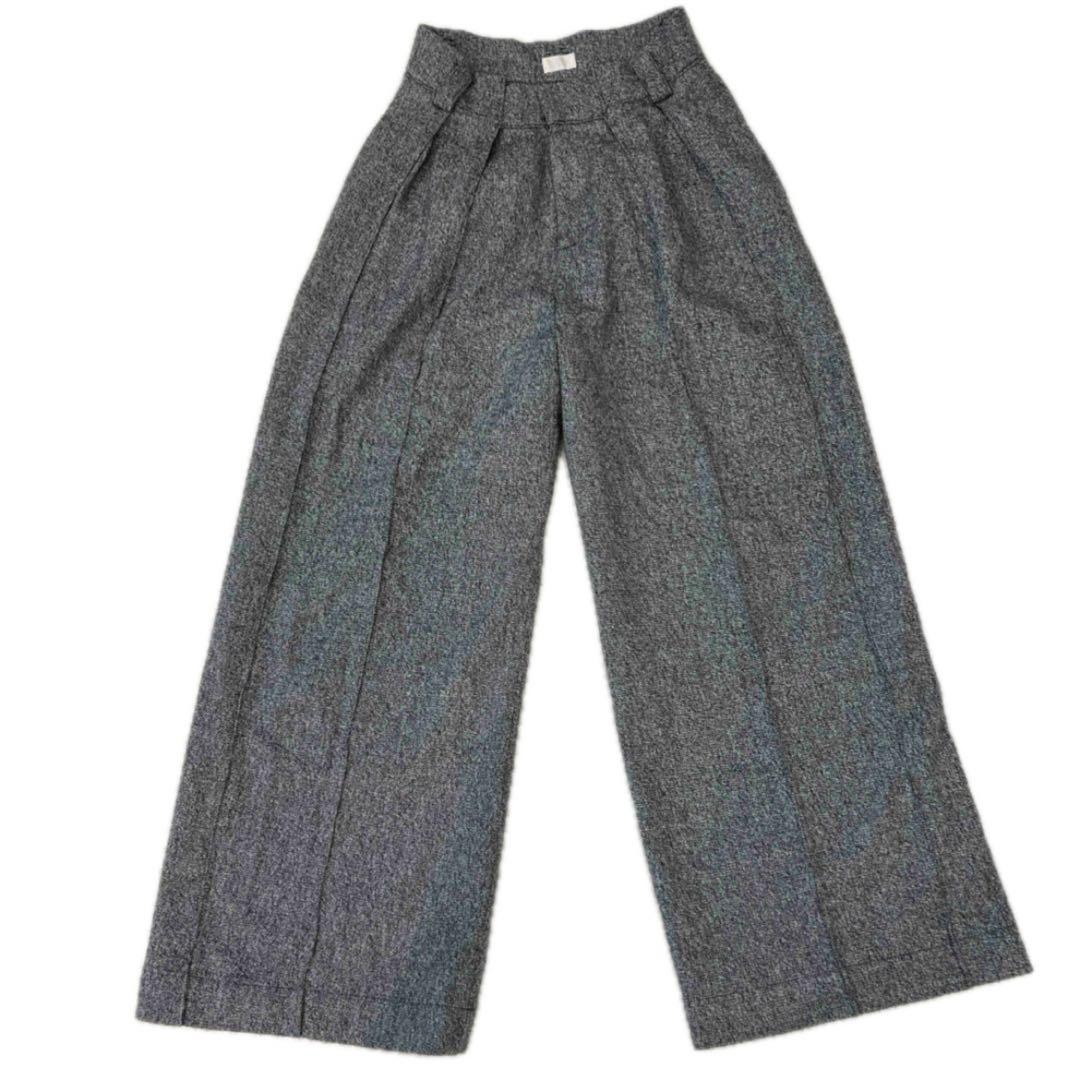 cygne ハイウェストタックワイドパンツ Lara 0T - メルカリ