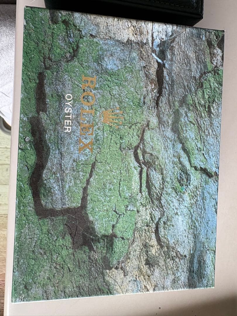 ROLEX OYSTER 緑のレザーケース 箱のみ