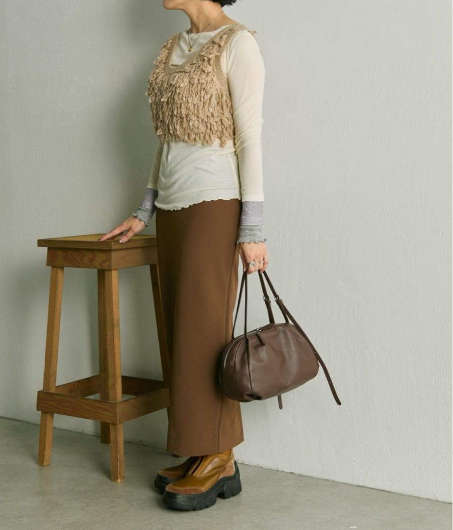 【イアパピヨネ】《本革/430g》コロンボストンバッグ