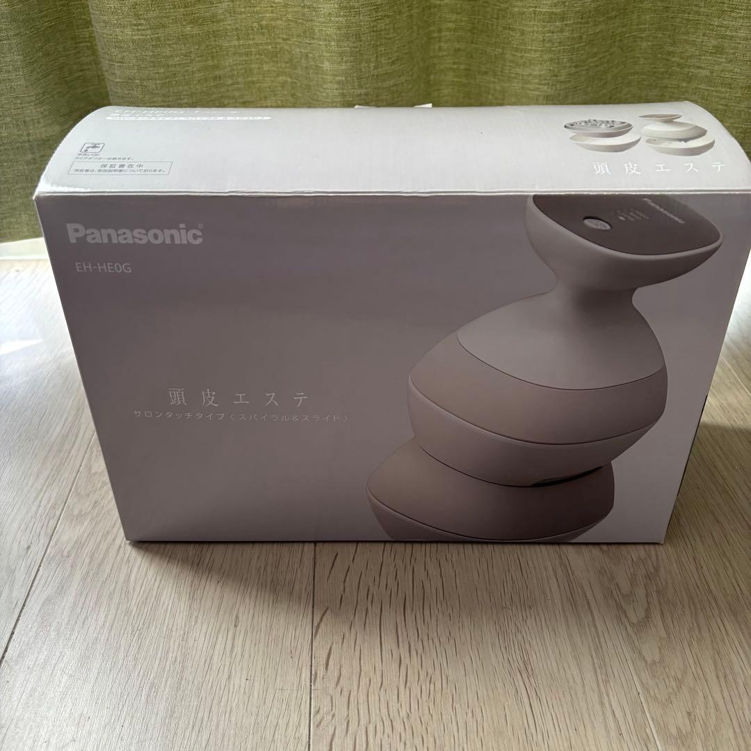 未使用品　Panasonic EH-HE0G パナソニック　頭皮エステ Amazon | パナソニック 頭皮エステ サロンタッチタイプ〈スパイラル
