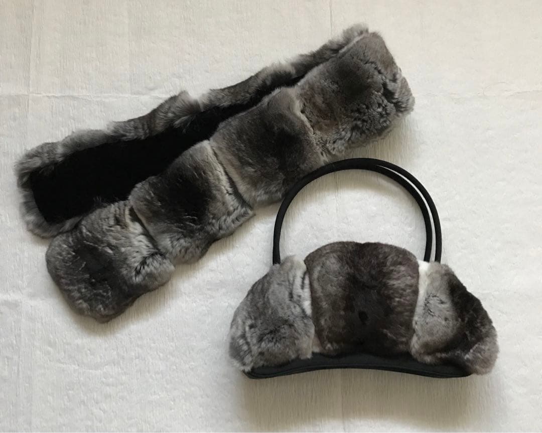 FOXEY フォクシー　上質なチンチラのティペットとバッグのセット 44340 Bag 