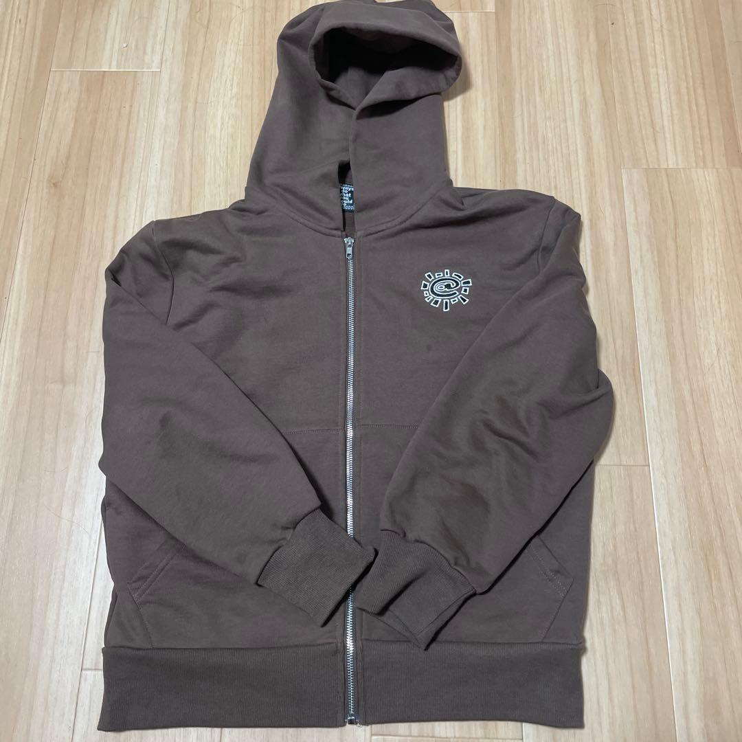 alwaysジップパーカーブラウン