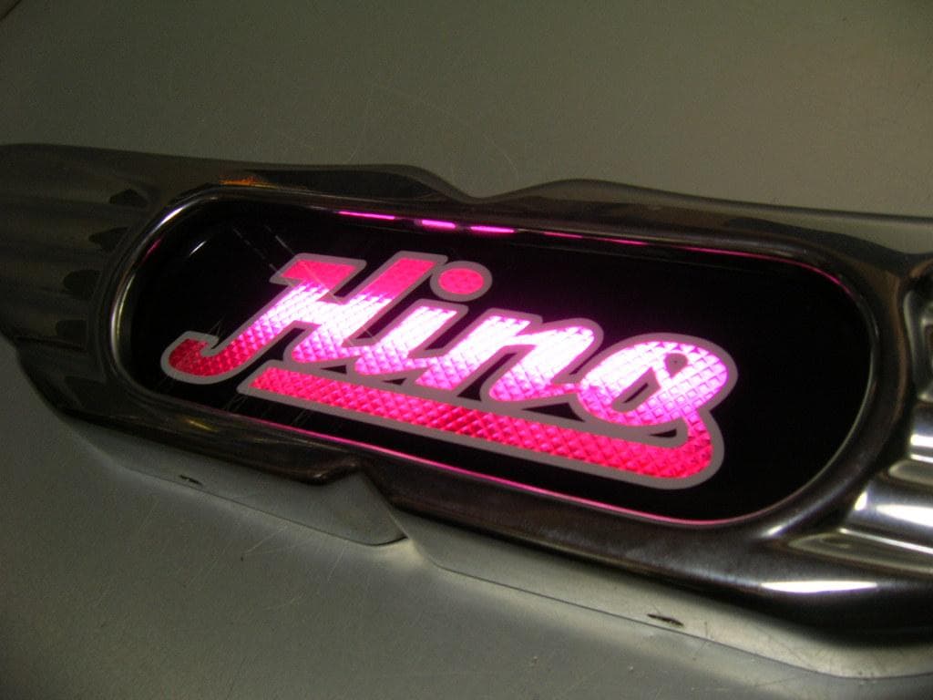 ◇日野バスマークアンドン小判板◇Hino◇ラメ無◇デコトラ◇トラック