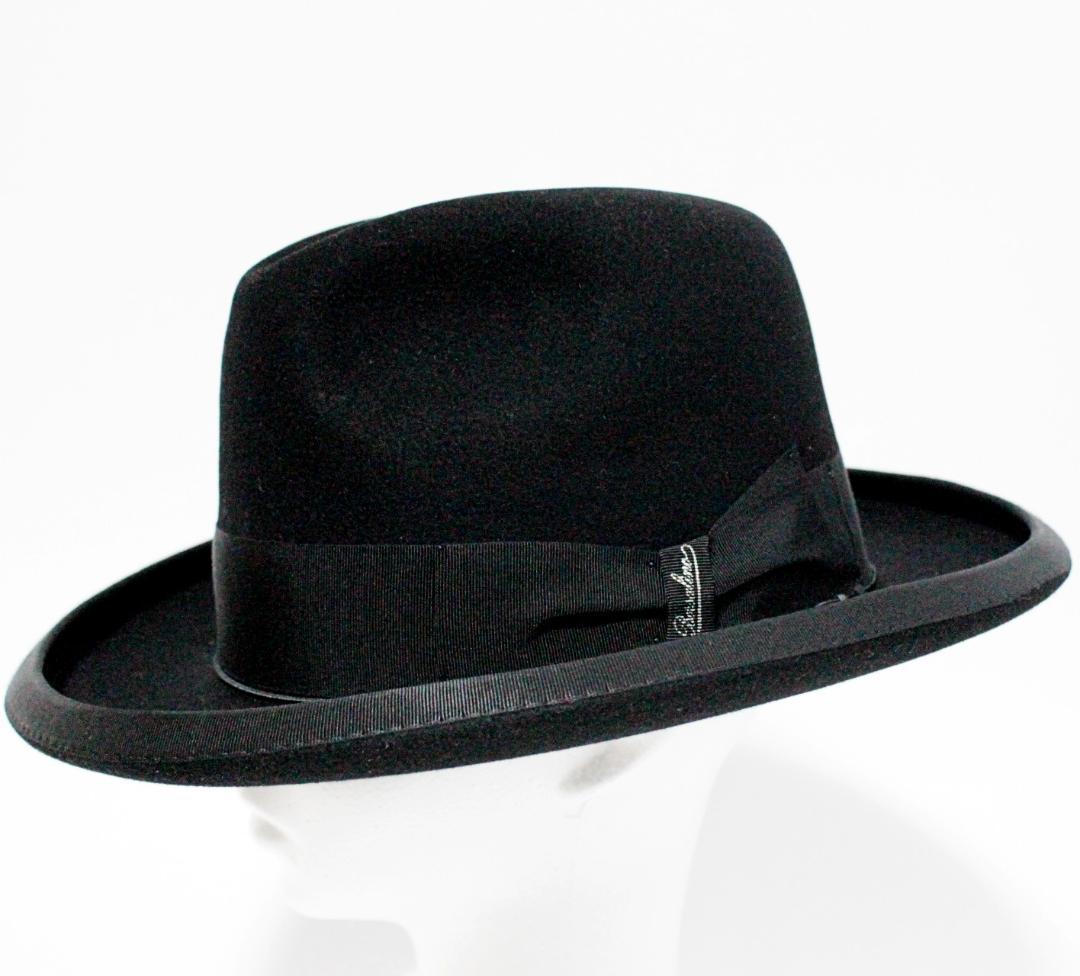 新品 ボルサリーノ 最高級繊維ビキューナ使用 ホンブルグフェルト