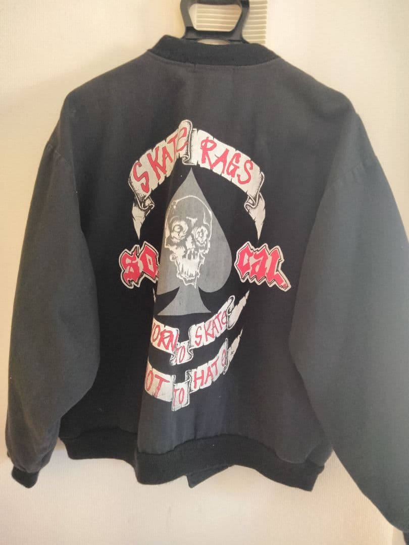 【80s】【USA製】Skate Rags コットンジャケット　ブラック 2026年最新】skate ragsの人気アイテム - メルカリ