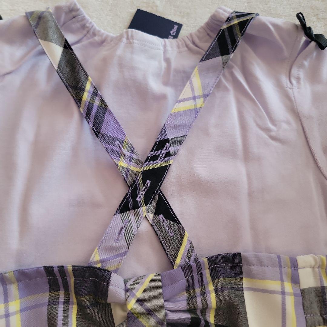 新品未使用《3点セット》アナスイミニ　ビスチェ付きセットアップ 130センチ