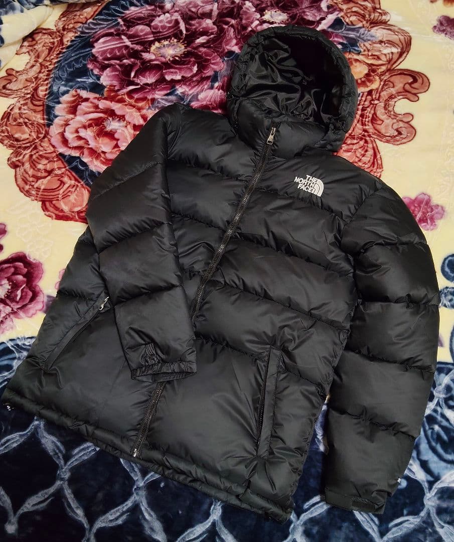 //THE NOR TH FA CE ## ブラック;; ダウンジャケット 90s THE NORTH FACE Nuptse Parka 黒 XL ノースフェイス ヌプシパーカ