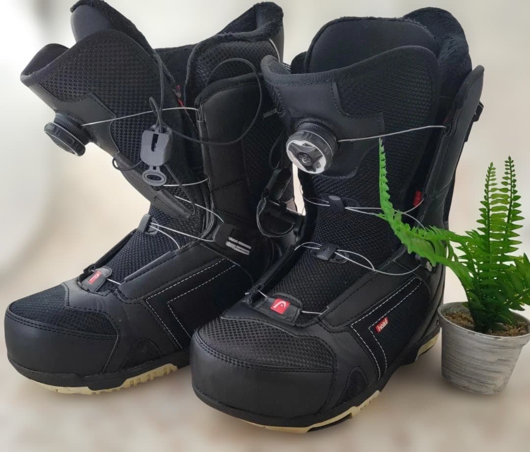 HEAD ヘッド 350884 スノーボードブーツ 27cm BOA ブラック HEAD ヘッド FOUR BOA FORCUS スノーボード ブーツ メンズ ムラサキ