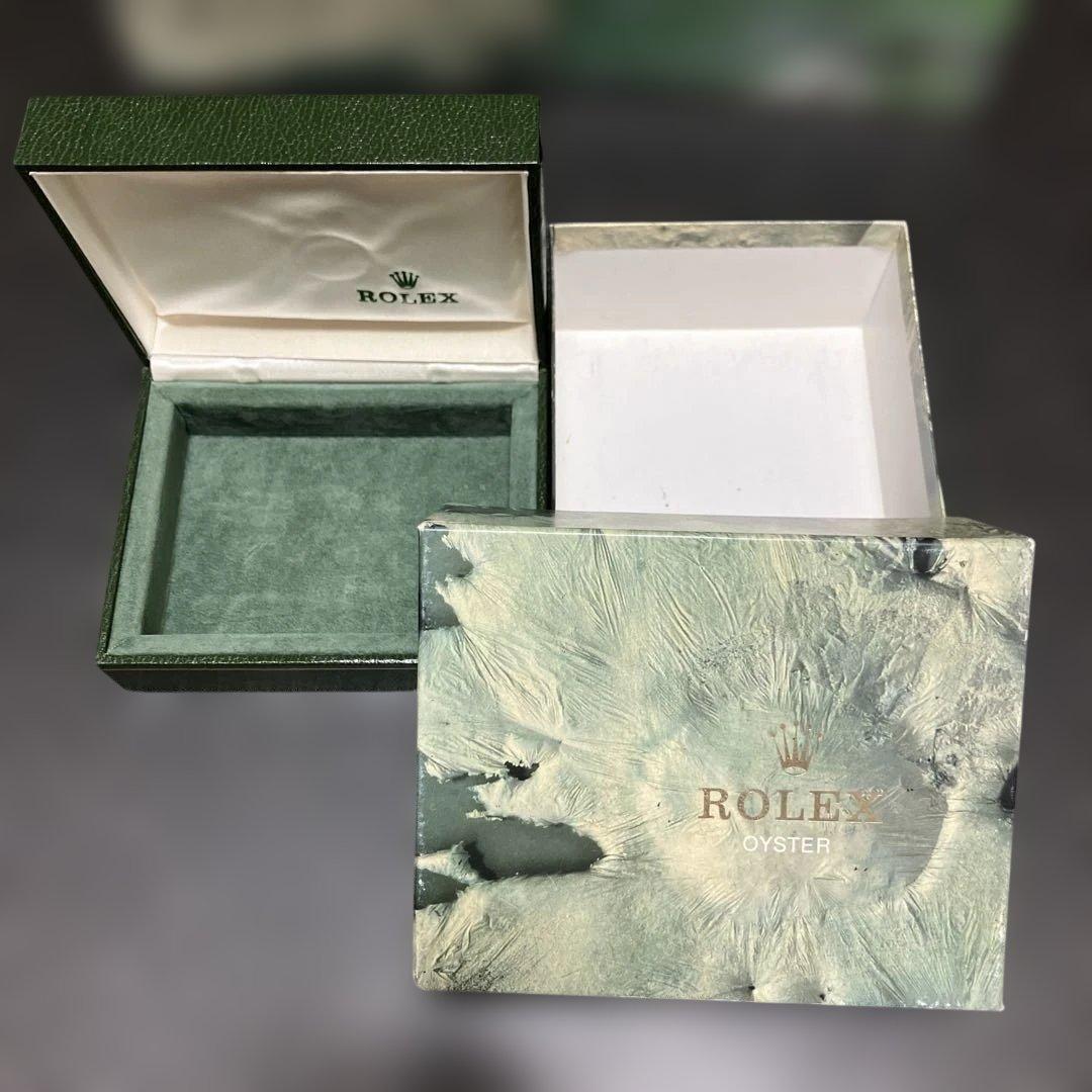 チ*認様 ROLEX ロレックス 時計用 空箱 内箱 外箱 メンズ グリーン タ