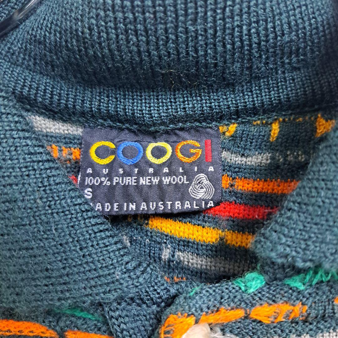 希少 COOGI クージー 3D総柄ニット 襟付き レアカラー - メルカリ