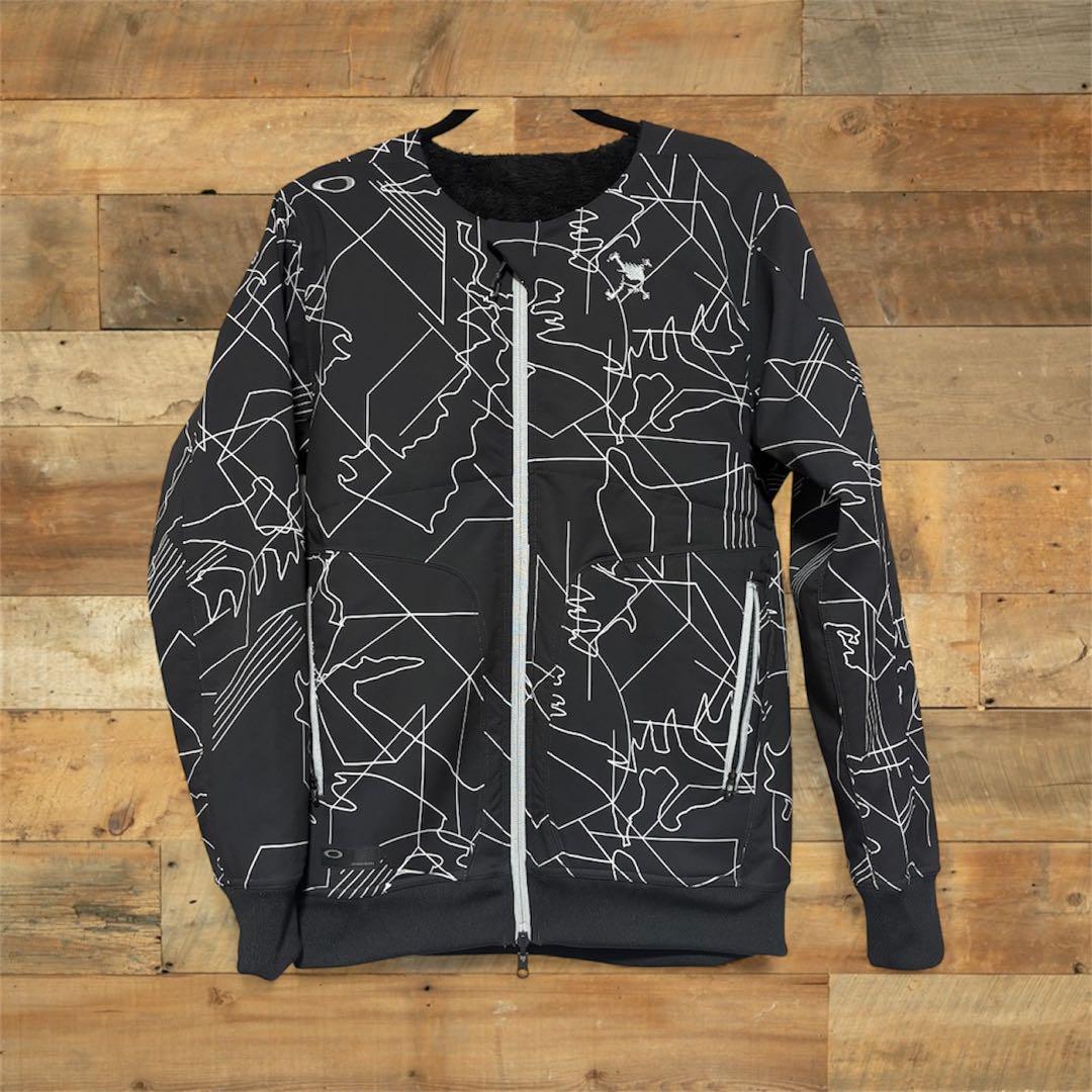 オークリー ゴルフ 長袖 メンズ スカル リバーシブル ウィンド ジャケット オークリー(OAKLEY) ゴルフウェア ブルゾン SKULL REVERSIBLE WIND