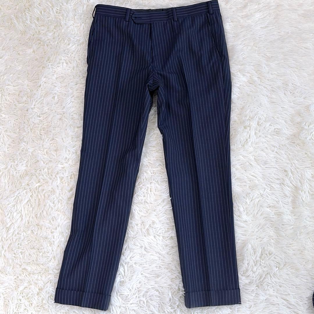 美品✨希少 ブルックスブラザーズセットアップ ネイビー ストライプ