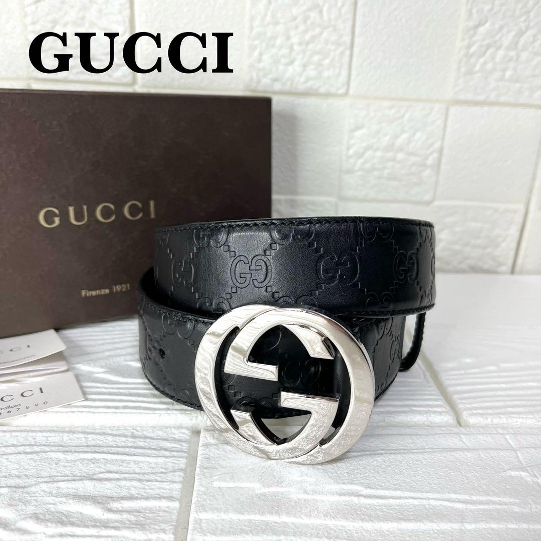 ✨極美品✨☘️GUCCI☘️✨ベルト✨GG柄✨シマレザー✨インターロッキング✨本革✨ 楽天市場】GUCCI グッチメンズレザーベルト ブラックインター