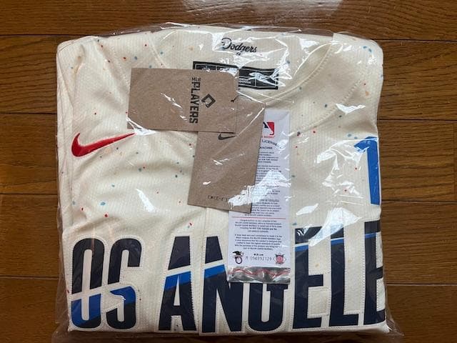 大谷翔平2025CITYコネクトNIKELIMITEDジャージ♯34パッチ付 L