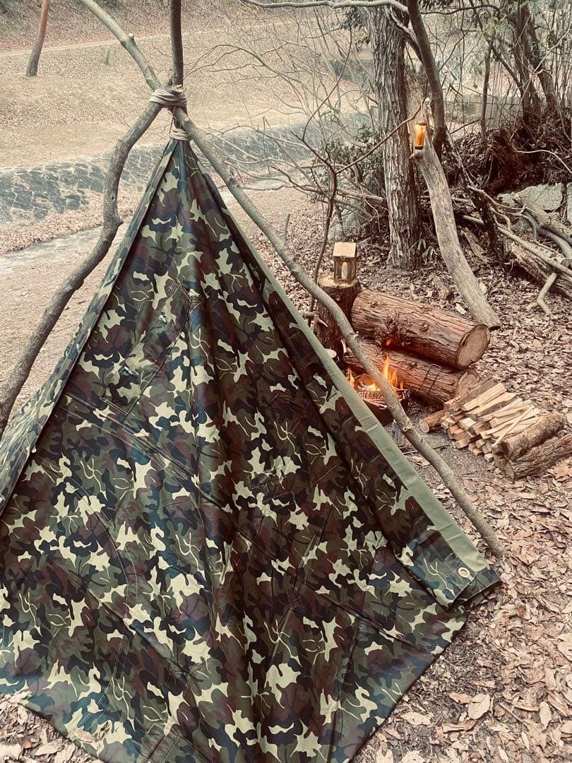 ルーマニア軍幕　デッド 希少 リーフカモ デットストック M47 2枚セット デッドストック】ルーマニア軍幕 アメーバカモ | Ny nord
