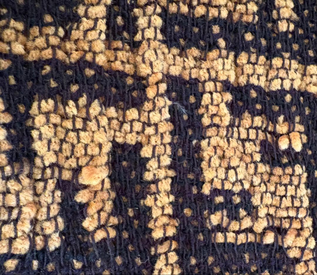 美品 FENDI フェンディ ズッカ柄 マフラー ブラックブラウン