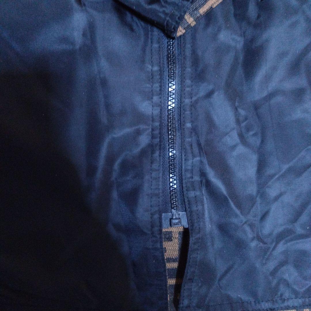 フェンディ アウター シャンパー 裏地は黒 リバーシブル ズッカ柄 茶