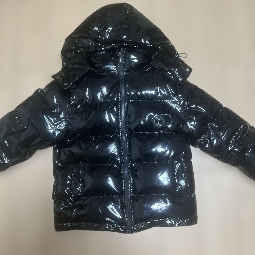 値下げ可能！ TRAPSTARブラックダウンジャケットM - メルカリ