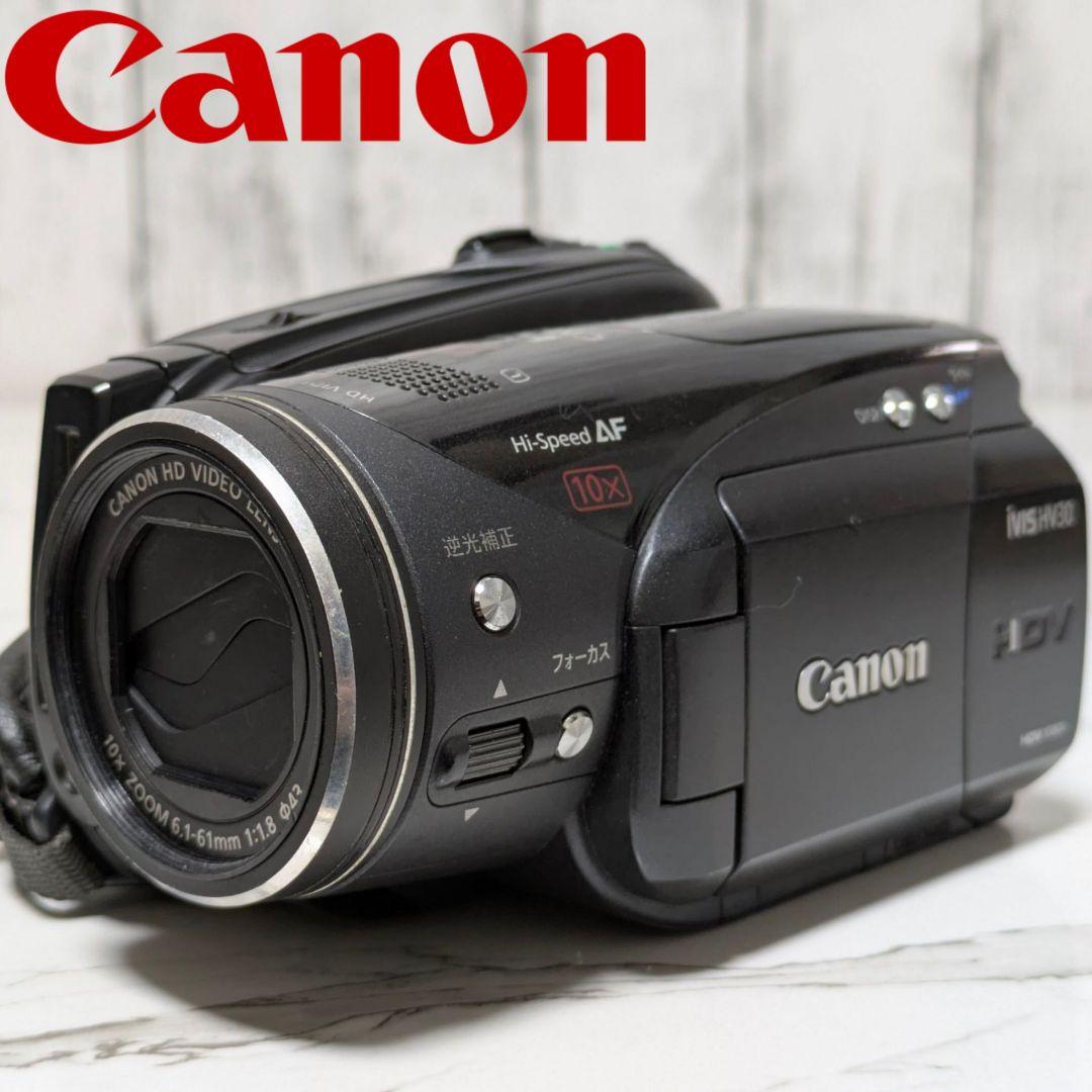② Canon　iVIS HV30　MiniDV対応　セット Canon VIXIA HV30 MiniDV High Definition Camcorder with 10x Optical