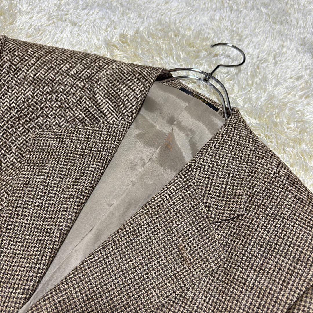 美品三者混XL】セヴィルロウ テーラードジャケット イートーマス 絹麻