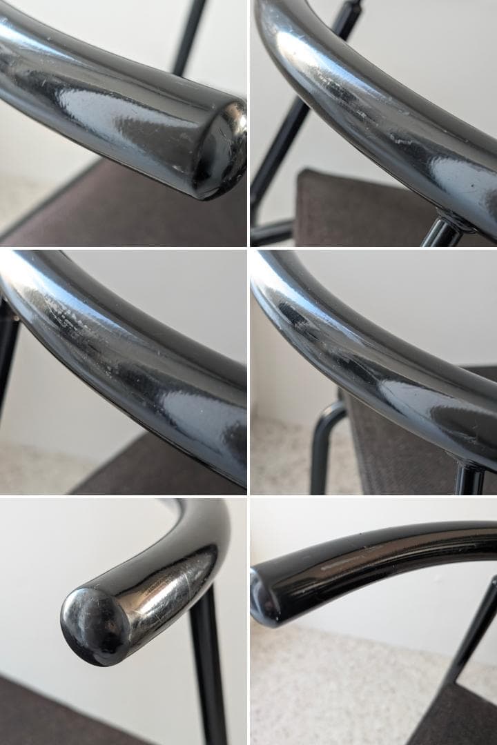 70s ビンテージ KOKUYO スチール×ファブリック チェア ポストモダン